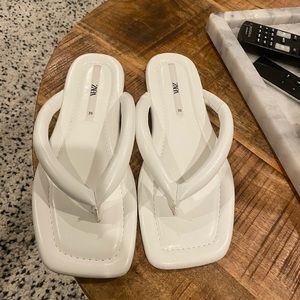 Zara quilted sandals